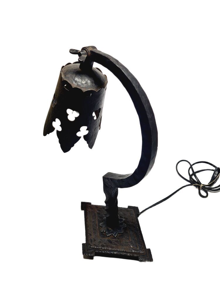 Art Deco bedside lamp, Poland, 1950s
