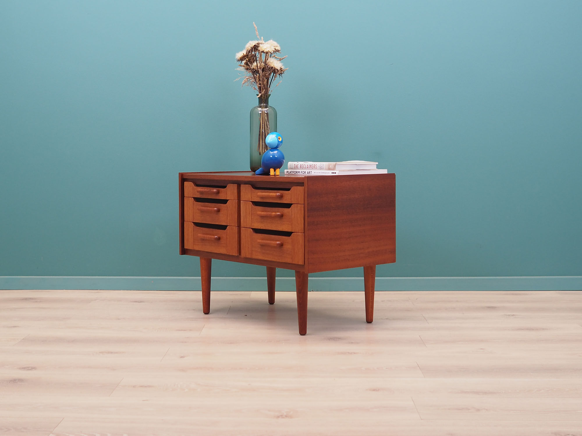 Teak chest of drawers, Danish design, 60s, made in Denmark