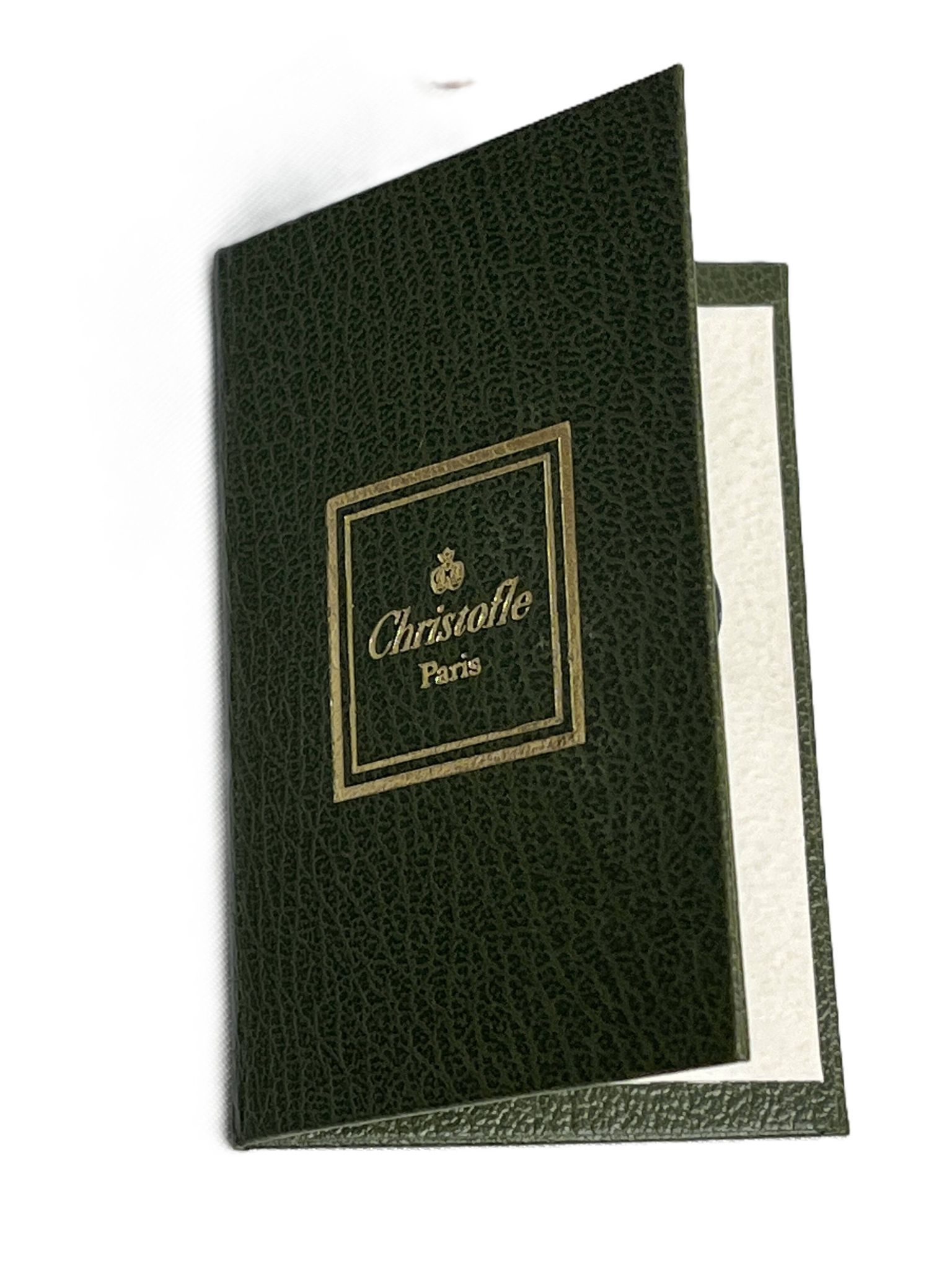 Christofle, silver-plated metal bookmark in the shape of a teapot from the 20th century.