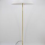 Brass floor lamp Sumatra Mid-Century Rupert Nikoll, Vienna, Austria, 1950s