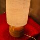 Paire de lampe boule bois chevet style scandinave 30 X 13.