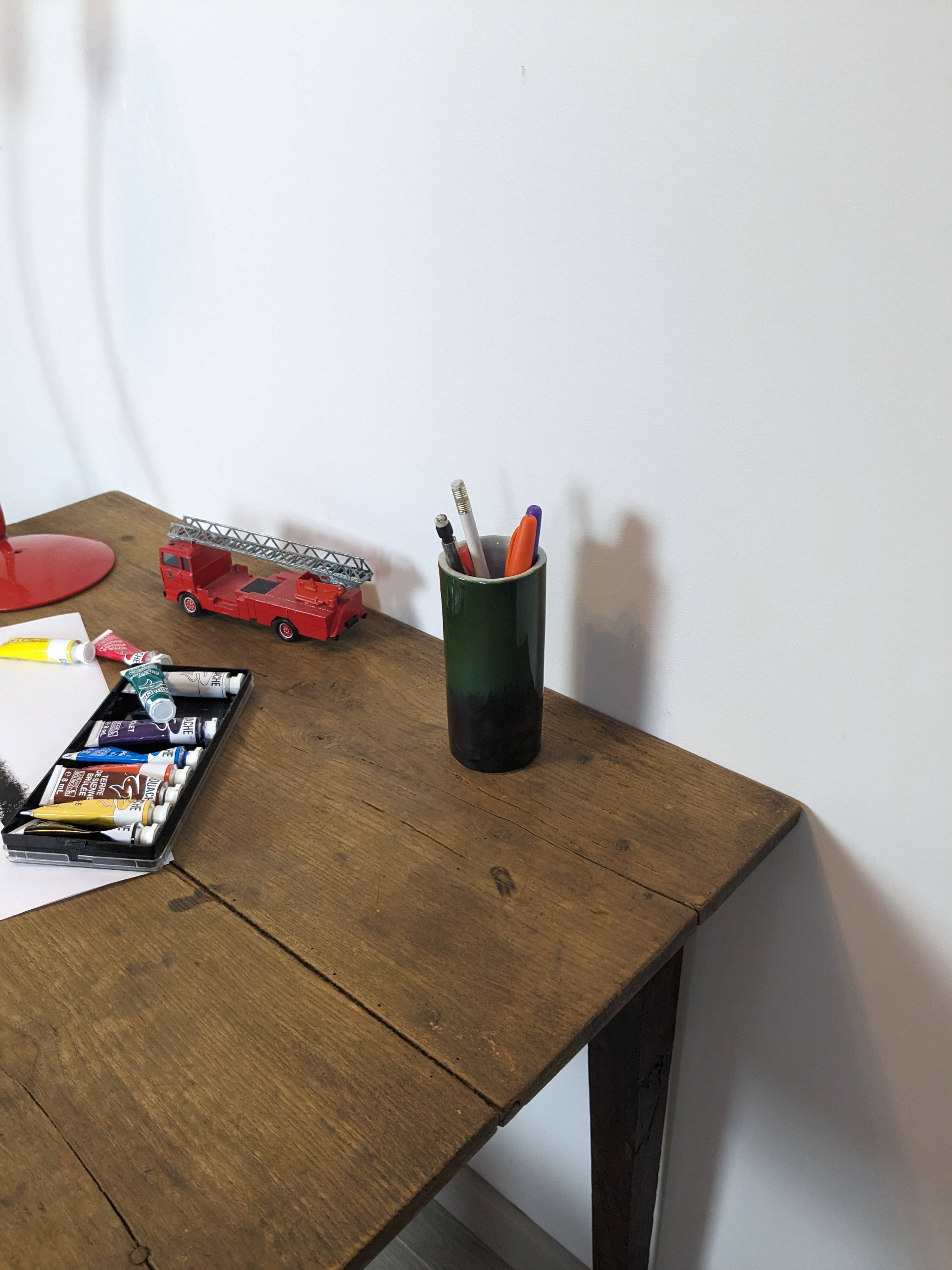 Vintage Fat Lava Vase