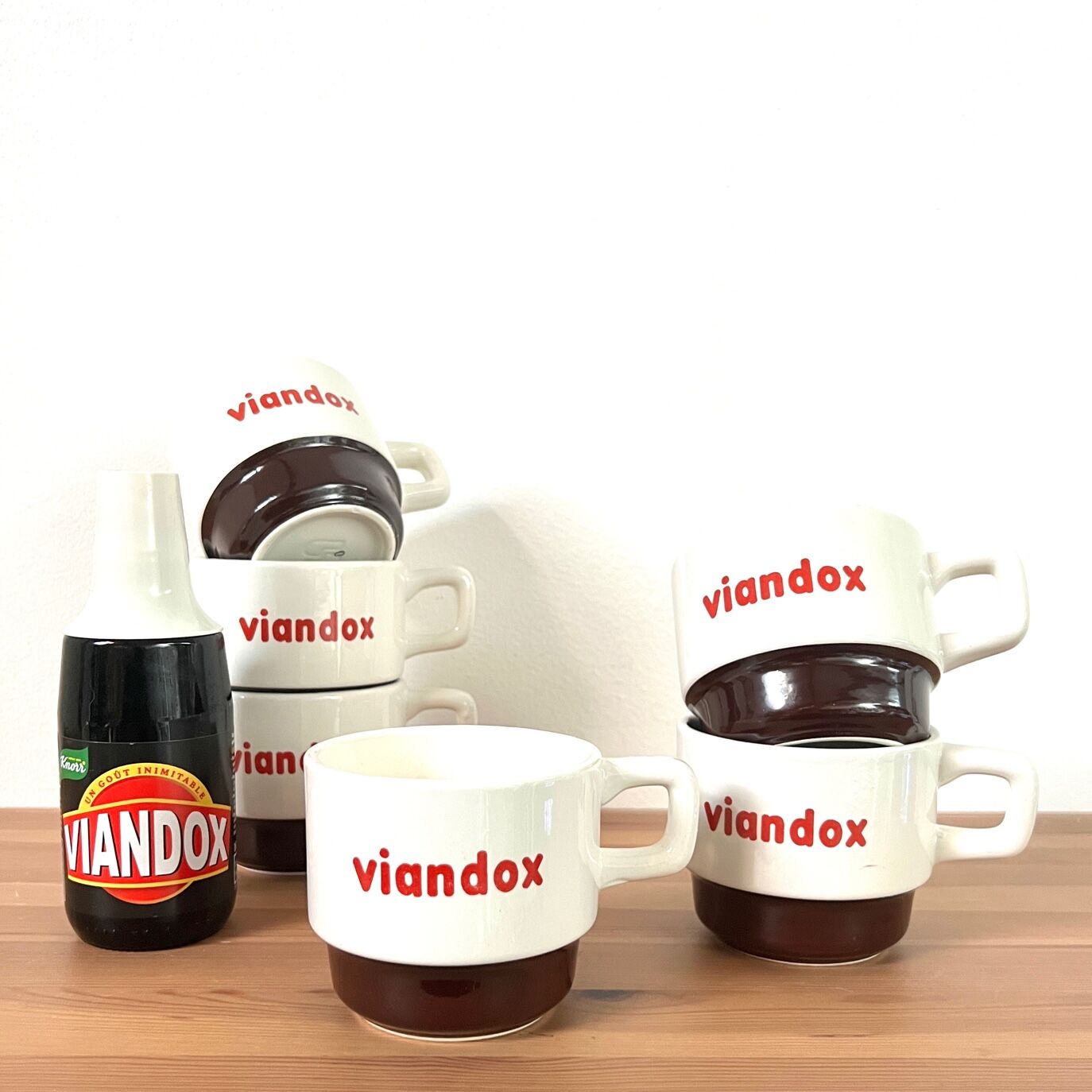 Viandox cups - vintage - 70s - perfect condition