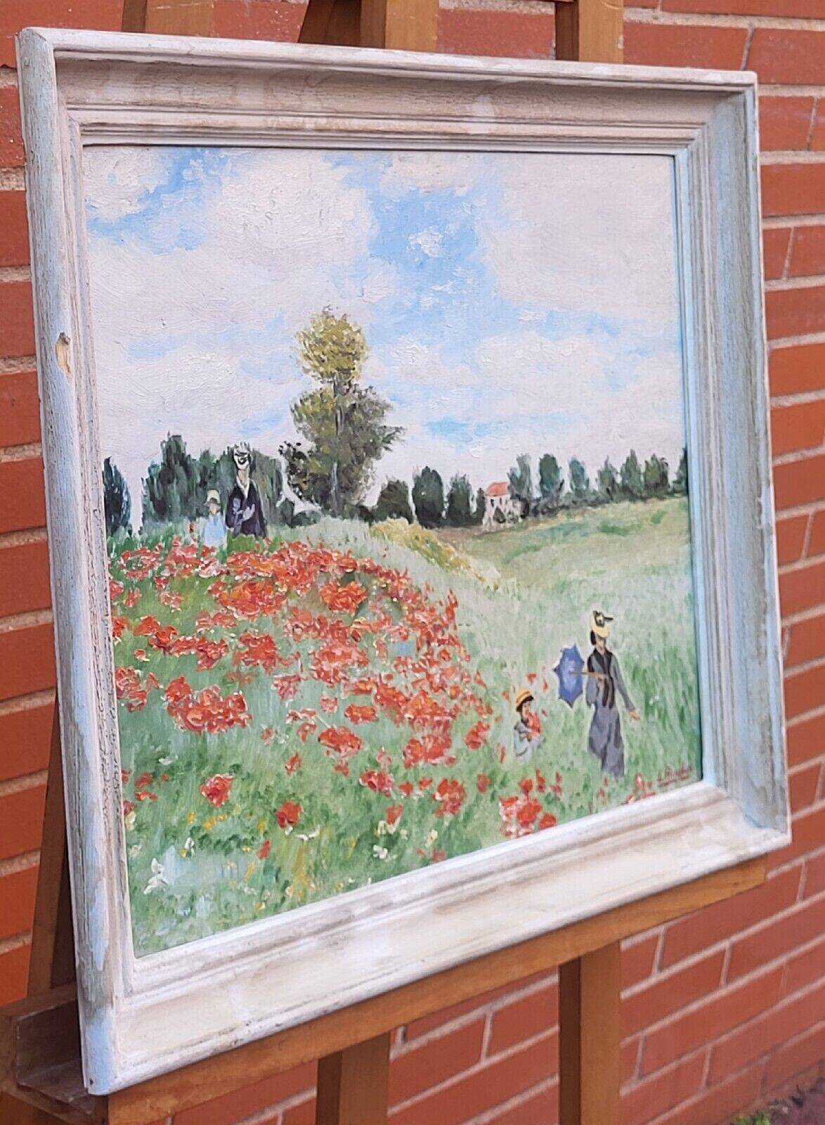 Vintage Mid-Century French Louis Remplon Oil Painting
