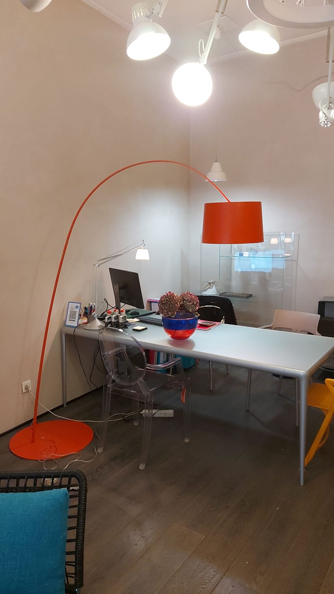 Lampadaire Rouge Twiggy Foscarini