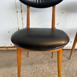 4 chaises Baumann "Licorne" 1966