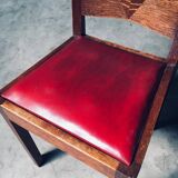 Art Deco Dining Chair Set, Belgium, 1920s, Set of 4