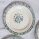 Flat plates 3, Terre de fer, Francis I motif, Salins, France