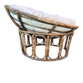 Rattan loveseat