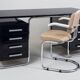 Bauhaus Writing Desk in Chrome by M. Breuer for Thonet, Czech, 1930s