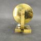 Bauhaus Brass Wall Lamp with Adjustable Glass Shade, 1930s