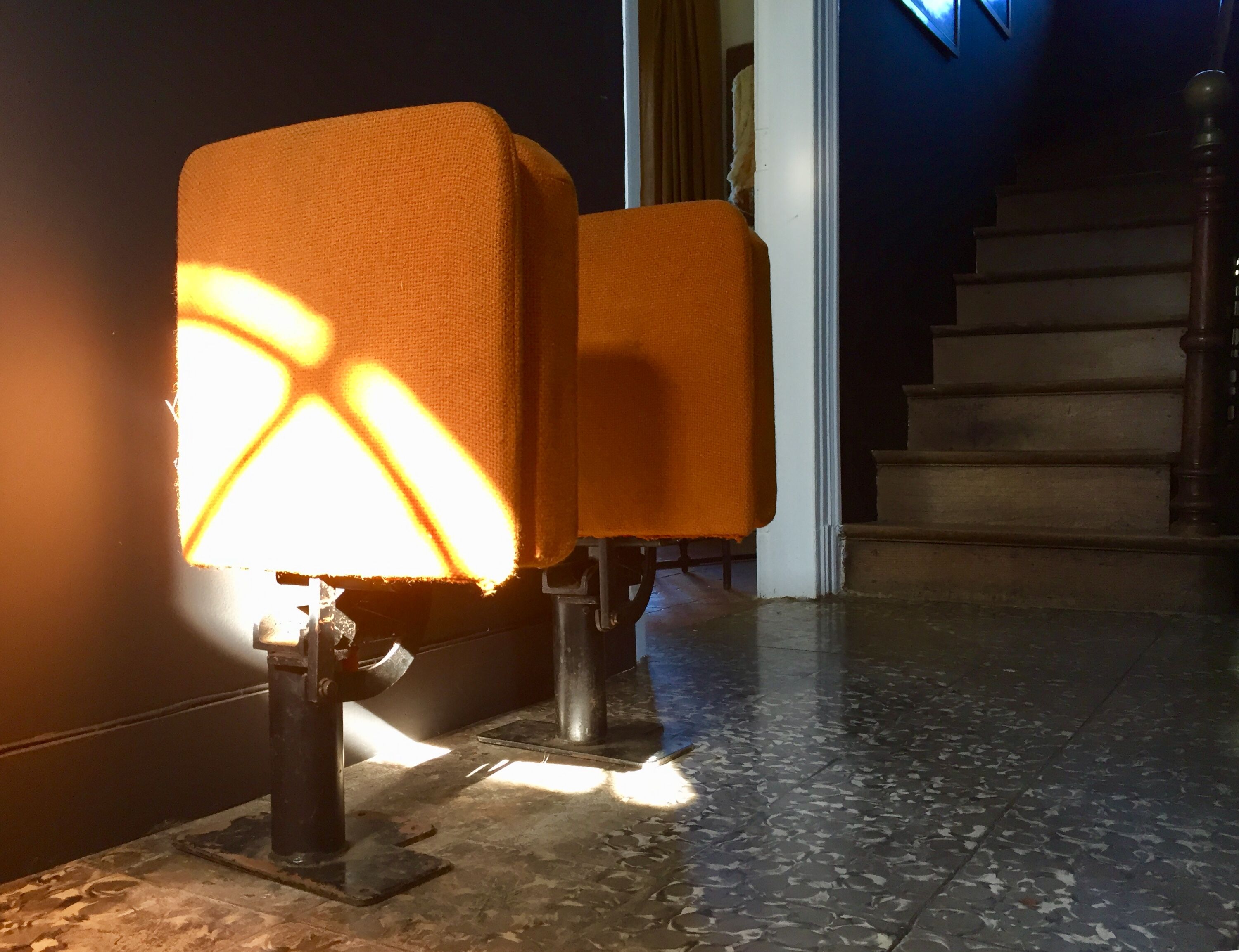 Lot of cinema seats 1960