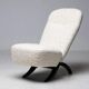 Congo chair by Theo Ruth for Artifort, white, mid-century modern.
