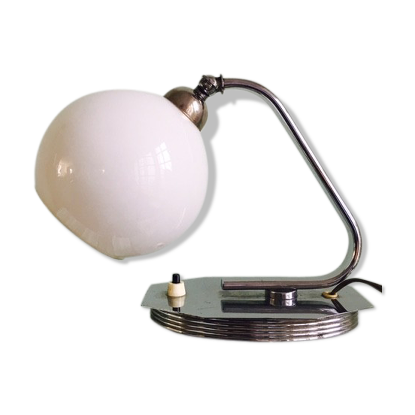 Art deco chrome lamp