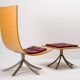Saporiti Italia "Voyager" lounge chair and ottoman by Gaby Fois Dorell