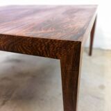 Large rosewood coffee table mid-century, Severin Hansen Denmark.