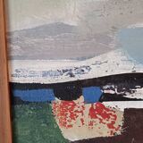View of Poole "Ballar Down", oil on canvas, 20th century. Unknown painter.