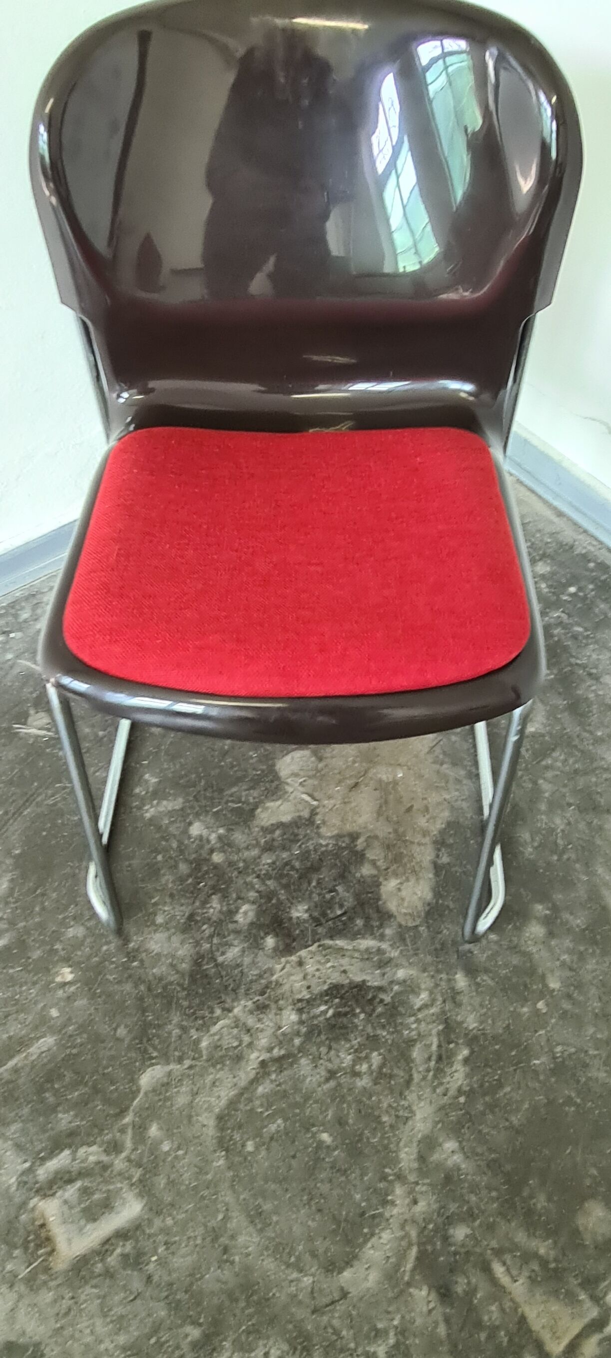 Vintage stacking chair by Gerd Lange for Drabert West Germany model SM 400K