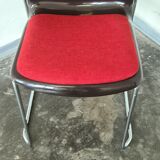 Vintage stacking chair by Gerd Lange for Drabert West Germany model SM 400K