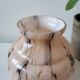 Art deco opaline glazen vaas, Verreries de Scailmont, Henri Heemskerk