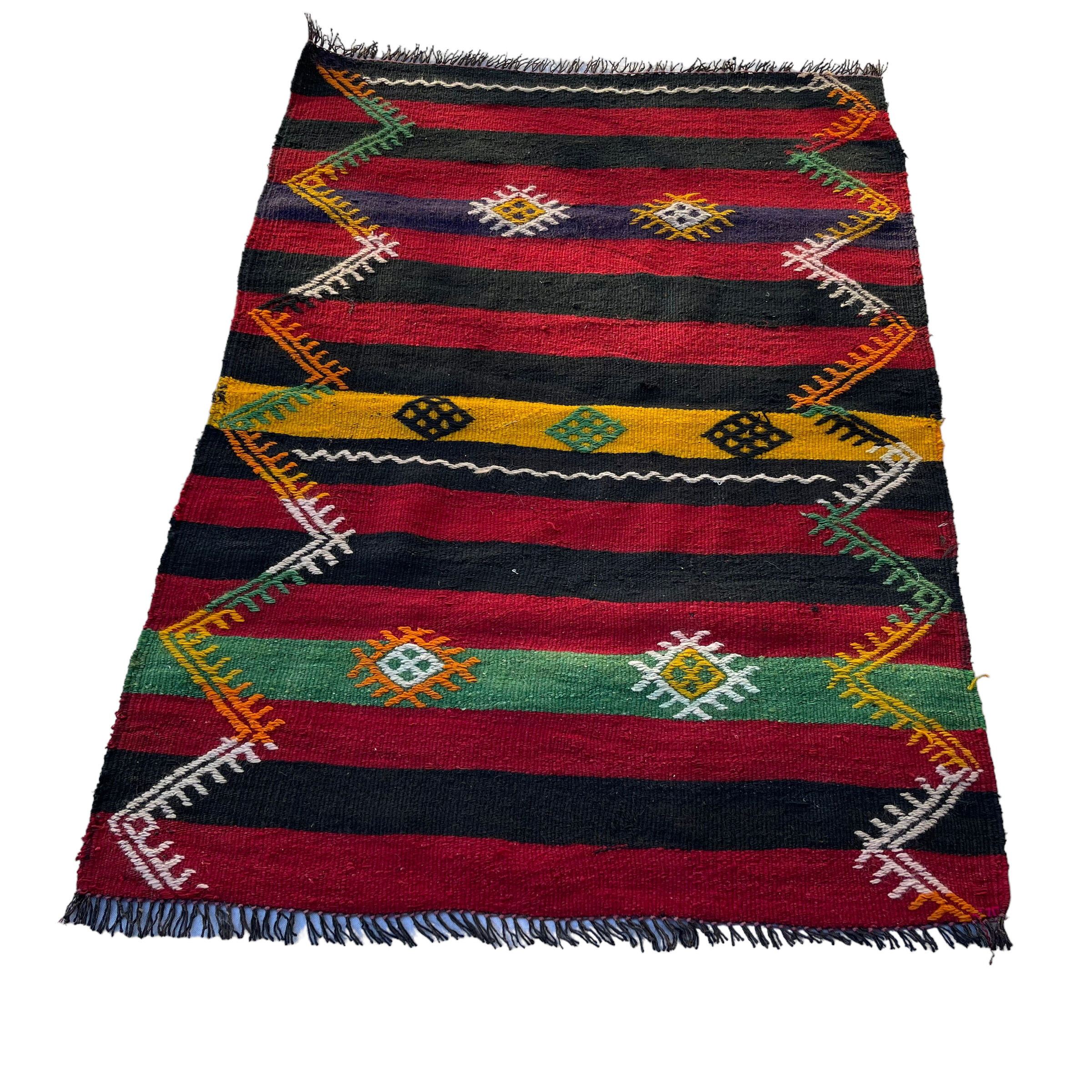Vintage Turkish Kilim Rug , 137 x 100 cm