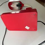 Vintage red articulated desk lamp Italy