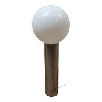 Lampe tube globe design italien 1970