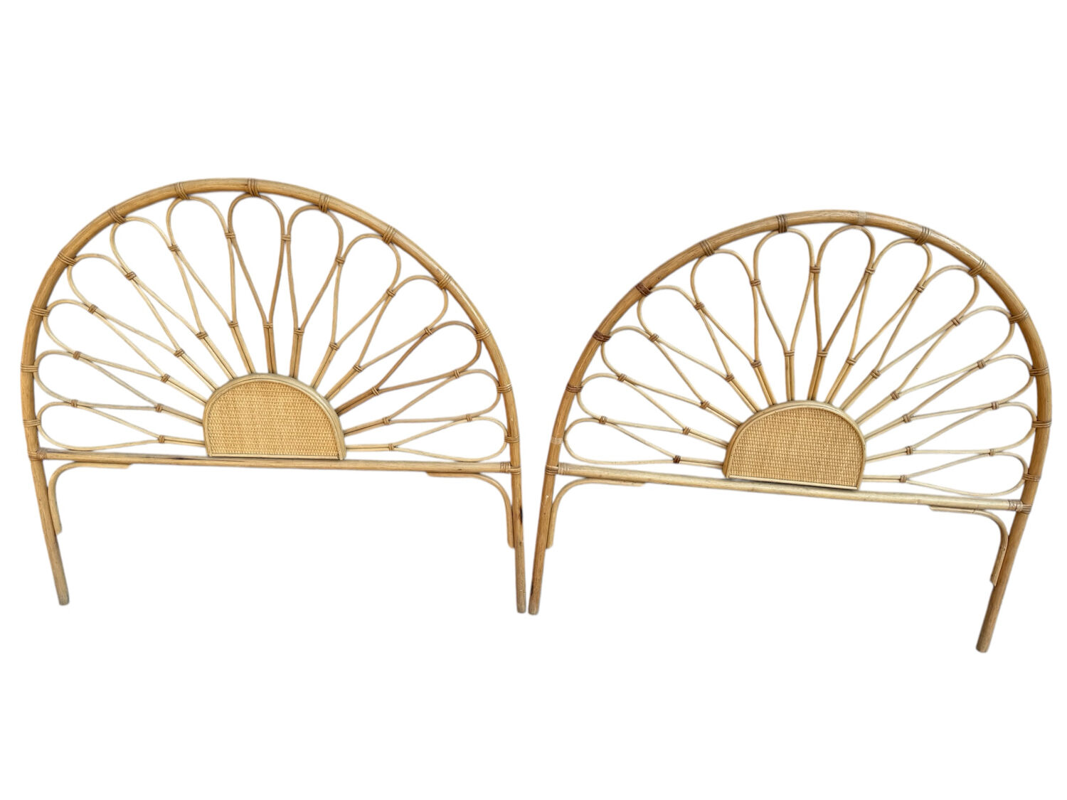 Rattan headboards from the 60s