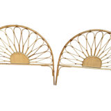 Rattan headboards from the 60s
