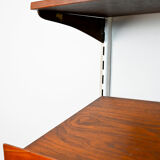 Swedish wooden shelving unit