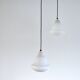 Opaline Glass Ceiling Lamps, Denmark, 1940-50s