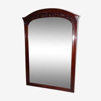 Miroir en bois Art Nouveau 100 x 148 cm