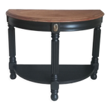 Small half-moon side table