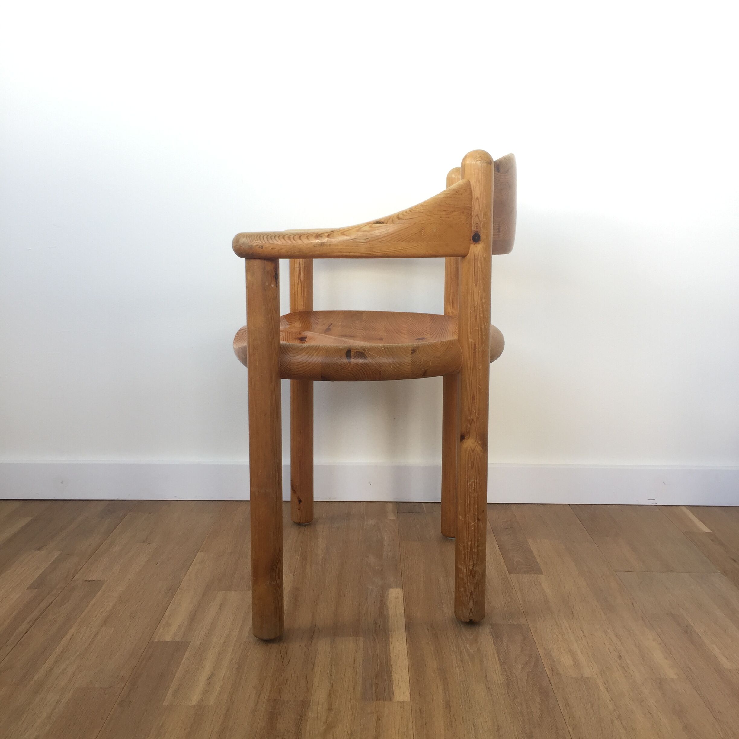 Set of 4 pine wood dining chairs by Rainer Daumiller ed. Hirtshals Savværk, 1970s