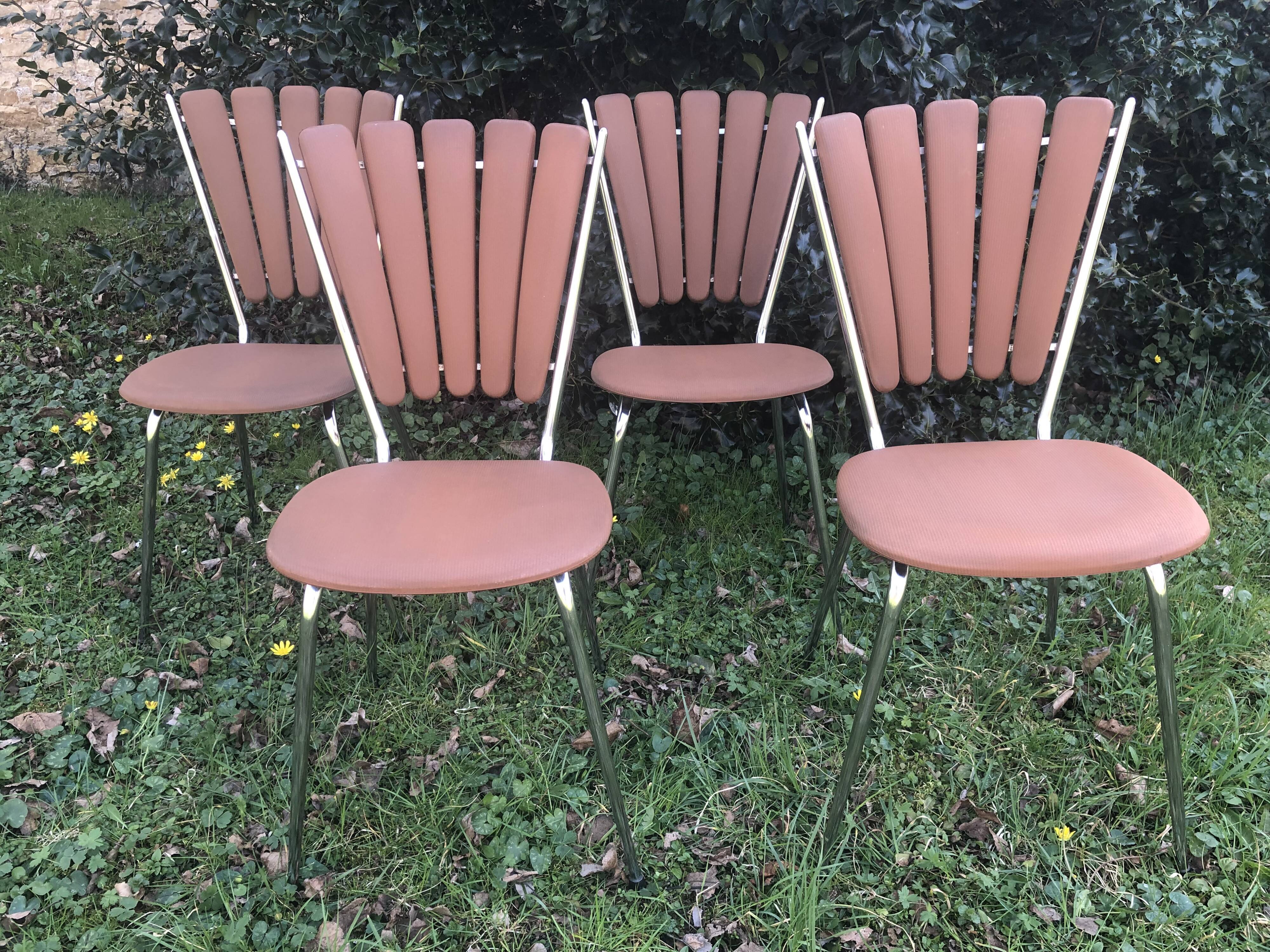 Petal back chairs