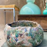 Old glazed pot cover