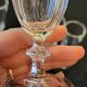 6 glasses champagne flutes Cristal d'Arques Rambouillet