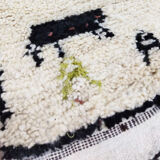 Handmade moroccan berber carpet 185 x 100 cm