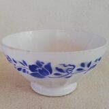 Old faceted iron earth bowl