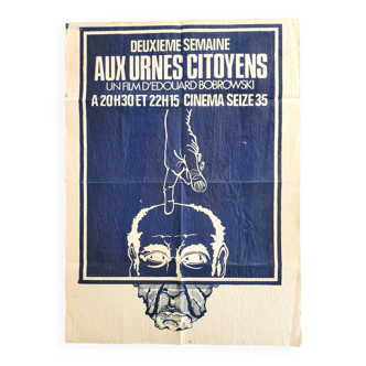 Affiche "Aux Urnes, Citoyens ", 1972