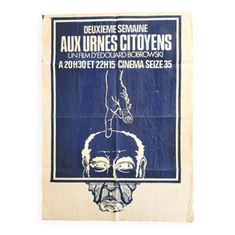 Poster “At the Polls, Citizens”, 1972