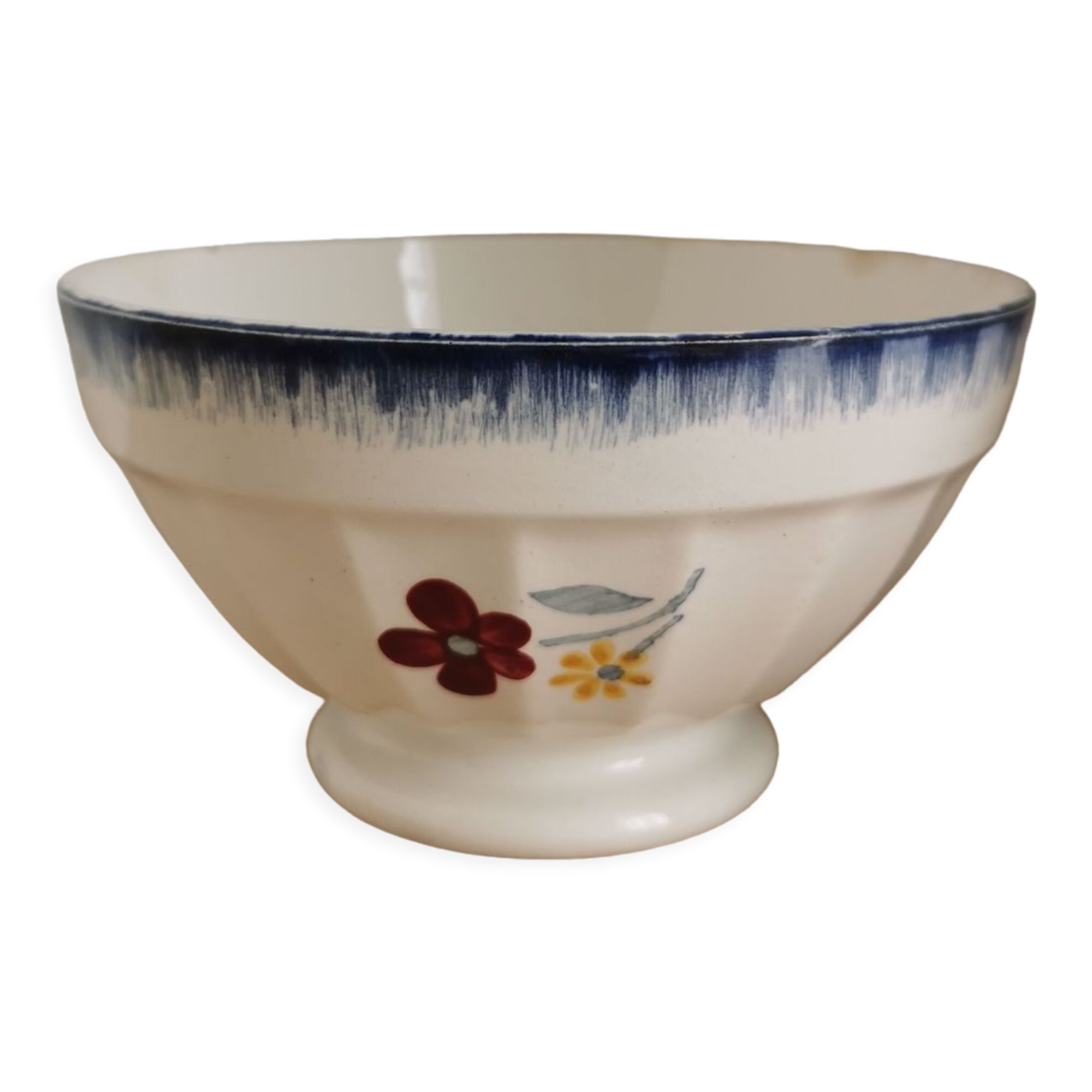 Old bowl Digoin Mary-Lou