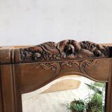 Armoire bois sculpté 3 portes années 30