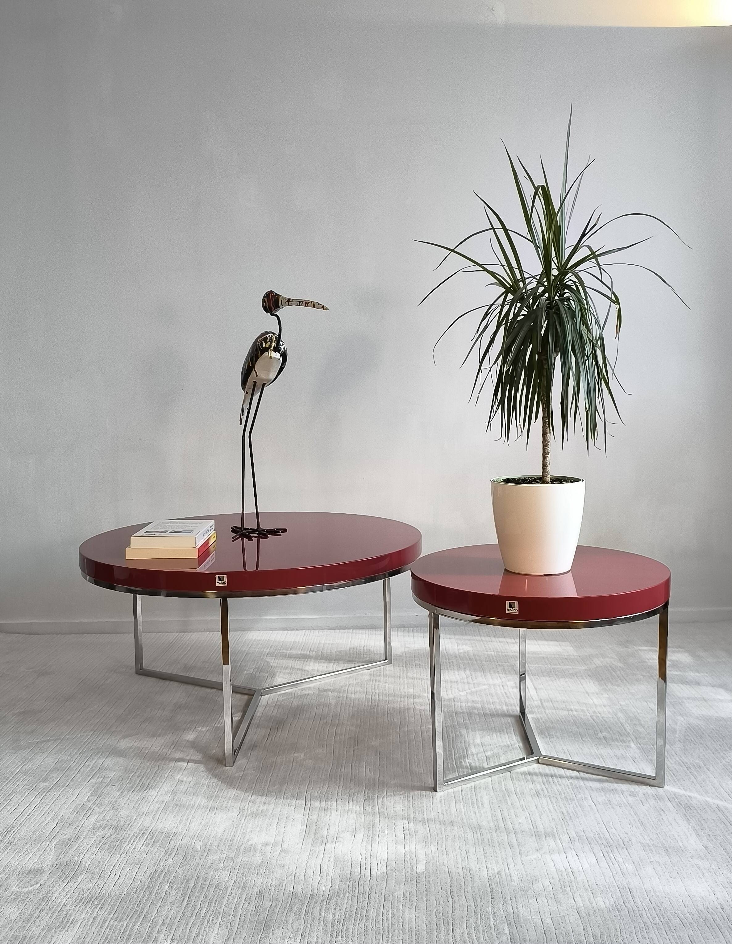 Magnificent “satellite” coffee tables by marais international
