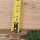 Solid wood farmhouse table, 220 cm long