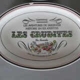 6 plates Gien raw vegetables the adventures of the gardener the collector
