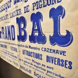 Affiche "Grande Fête" Langon 1935