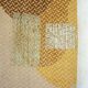 Brown and yellow floral wool carpet by Desso, Netherlands, 1970s.