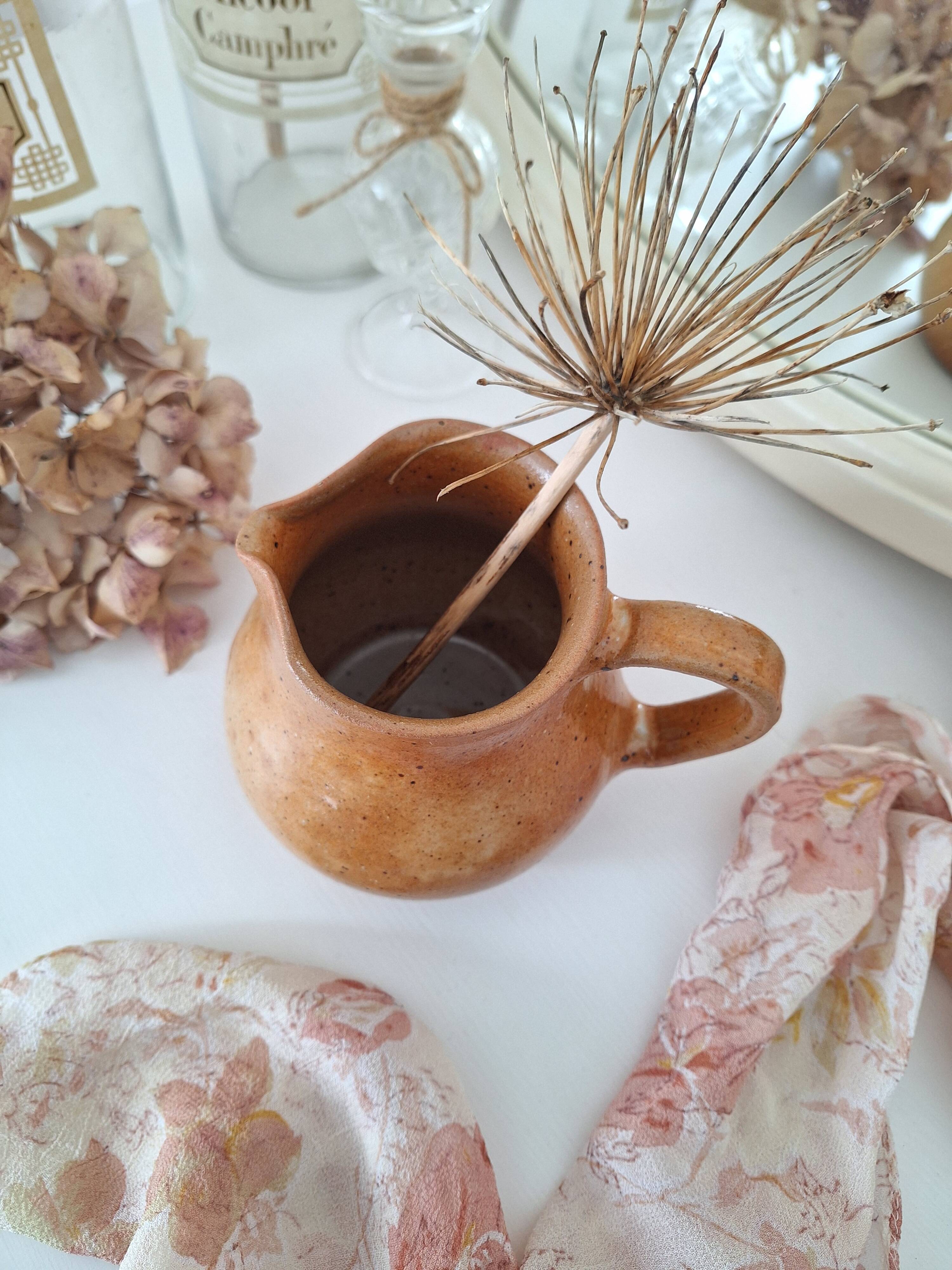 Pichet en grès années 70