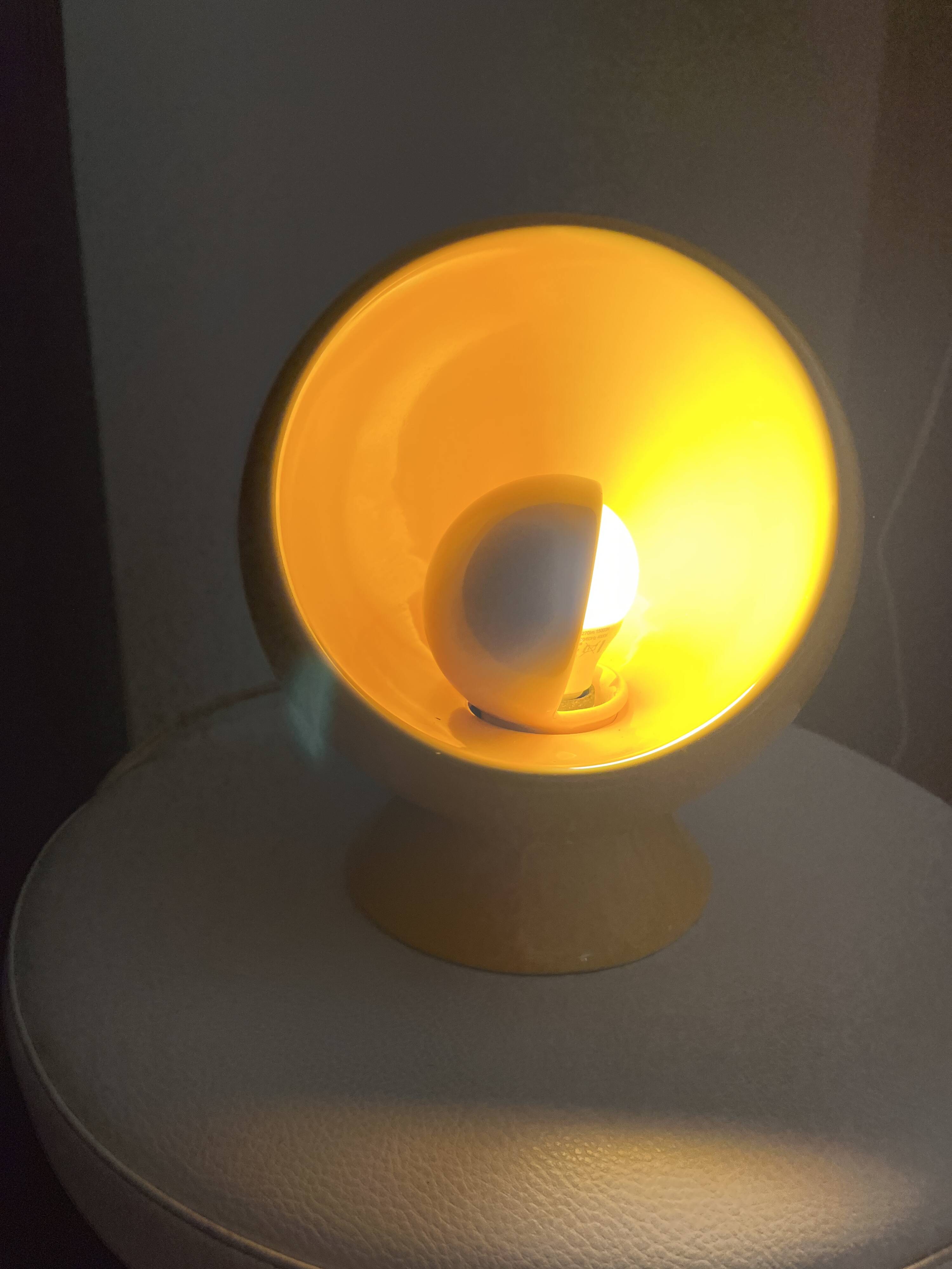 SC3 ceramic lamp designed by Marcello Cuneo, 1960.